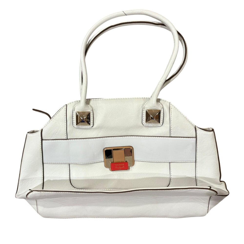 Guess Los Angeles 1981 Faux Leather Tote Bag